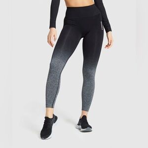 Gymshark Adapt Ombre High-Waist Leggings in Black and Gray